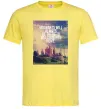 Чоловіча футболка Hogwarts will always be there to welcome you home Лимонний фото