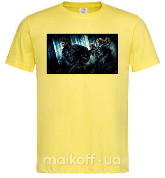 Чоловіча футболка Гарри Поттер смертельные реликвии Лимонний фото