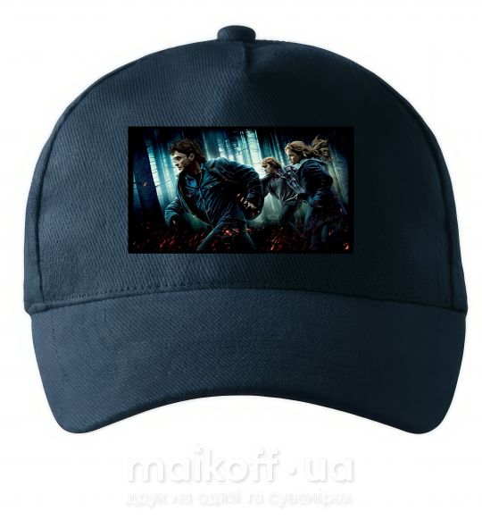 Кепка Гарри Поттер смертельные реликвии Темно-синій фото