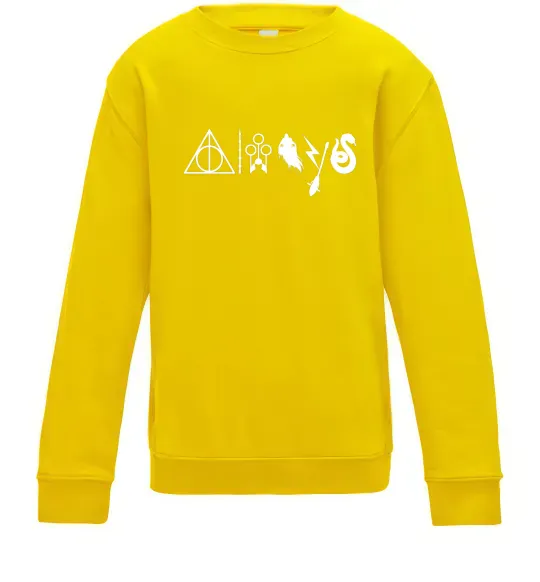 Детский Свитшот Always HP Солнечно желтый фото