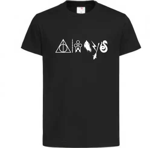 Детская футболка Always HP Черный фото