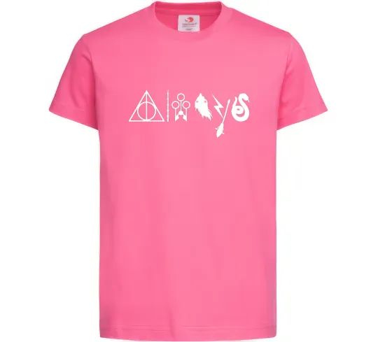 Детская футболка Always HP Ярко-розовый фото
