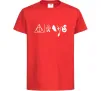 Детская футболка Always HP Красный фото