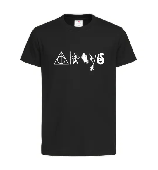 Детская футболка Always HP Черный фото