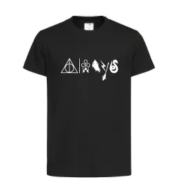 Детская футболка Always HP Черный фото