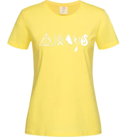 Жіноча футболка Always HP Лимонний фото