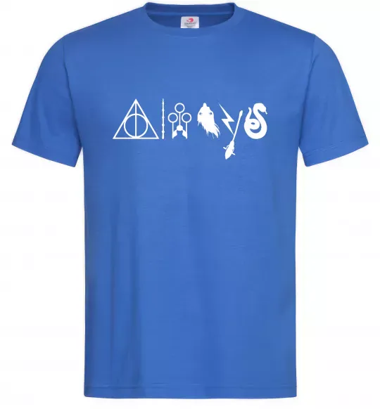 Мужская футболка Always HP Ярко-синий фото