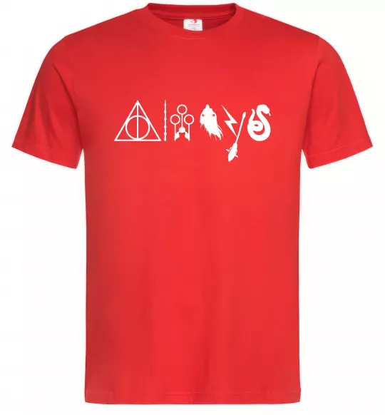 Мужская футболка Always HP Красный фото