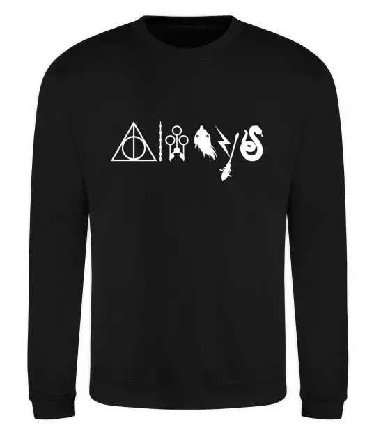 Світшот Always HP Чорний фото