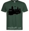 Мужская футболка Hogwarts is like home Темно-зеленый фото