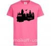 Дитяча футболка Hogwarts is like home Яскраво-рожевий фото