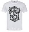 Чоловіча футболка Slytherin logo Білий фото