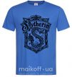 Чоловіча футболка Slytherin logo Яскраво-синій фото