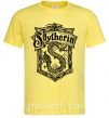 Чоловіча футболка Slytherin logo Лимонний фото
