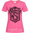 Жіноча футболка Slytherin logo Яскраво-рожевий фото
