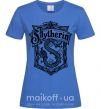 Жіноча футболка Slytherin logo Яскраво-синій фото