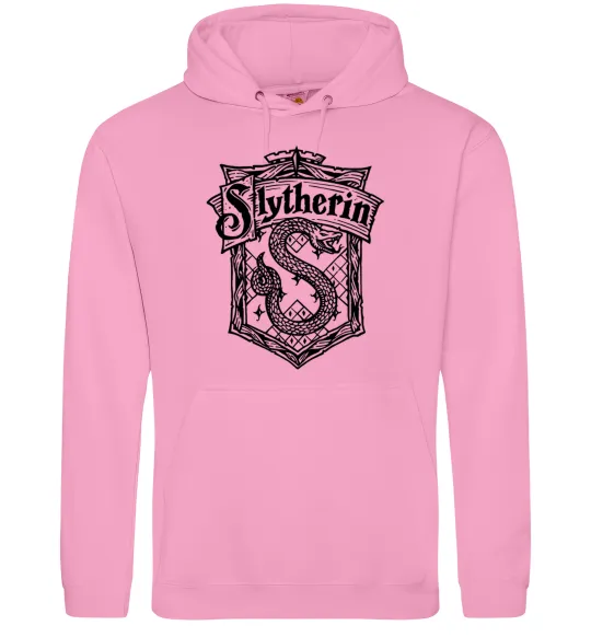 Чоловіча толстовка (худі) Slytherin logo Рожевий фото