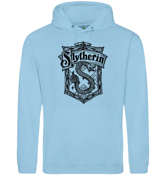 Жіноча толстовка (худі) Slytherin logo Блакитний фото