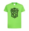 Детская футболка Slytherin logo Лаймовый фото