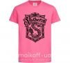 Детская футболка Slytherin logo Ярко-розовый фото