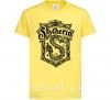 Дитяча футболка Slytherin logo Лимонний фото