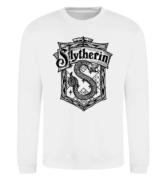 Свитшот Slytherin logo Белый фото