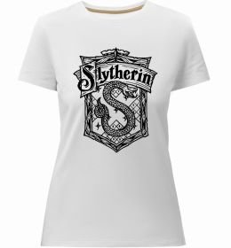 Жіноча преміум футболка Slytherin logo