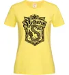 Женская футболка Slytherin logo Лимонный фото