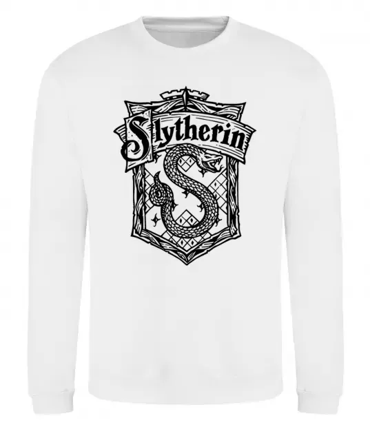 Свитшот Slytherin logo Белый фото