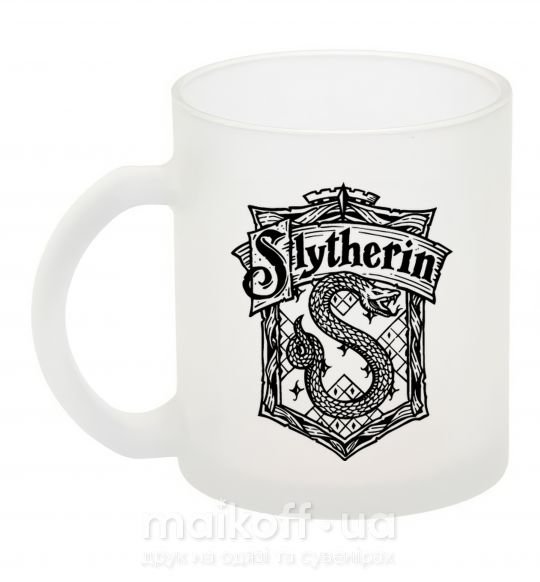 Чашка скляна Slytherin logo Фроузен фото