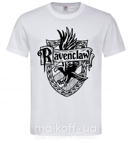 Мужская футболка Ravenclaw logo Белый фото