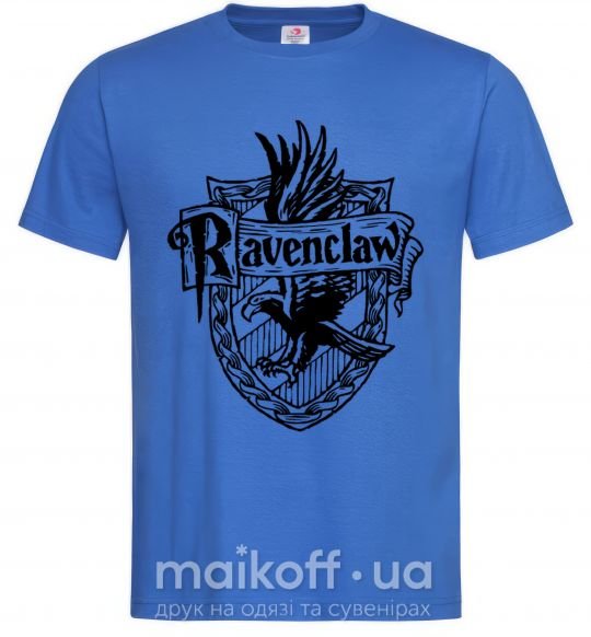 Чоловіча футболка Ravenclaw logo Яскраво-синій фото