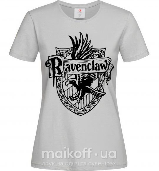 Женская футболка Ravenclaw logo Серый фото