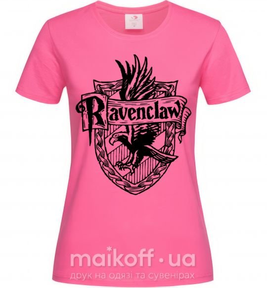 Жіноча футболка Ravenclaw logo Яскраво-рожевий фото