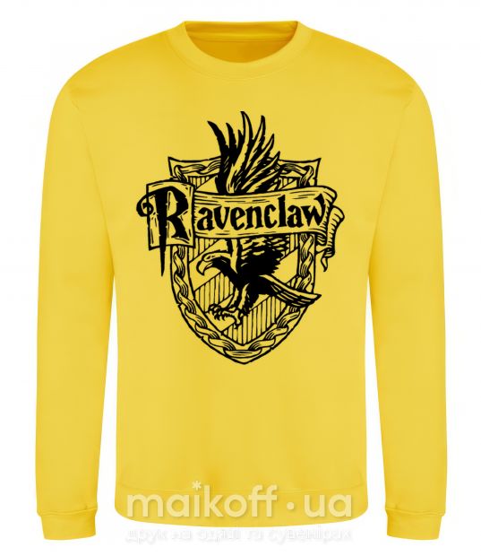 Світшот Ravenclaw logo Сонячно жовтий фото