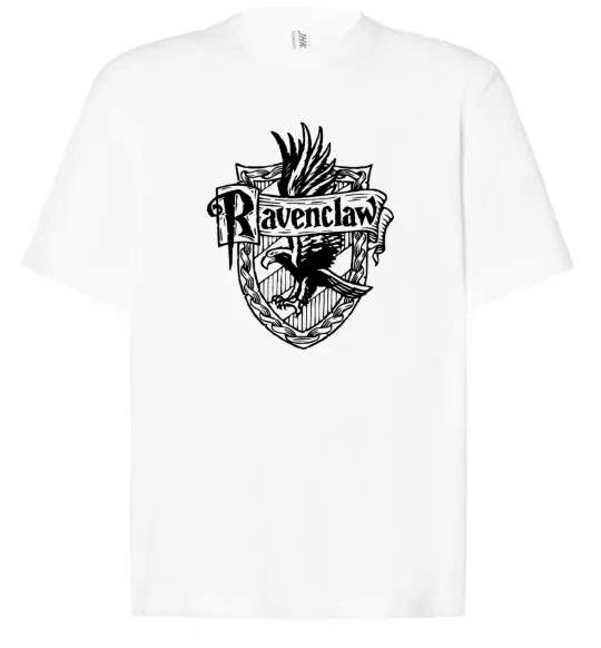Футболка Оверсайз Ravenclaw logo Белый фото