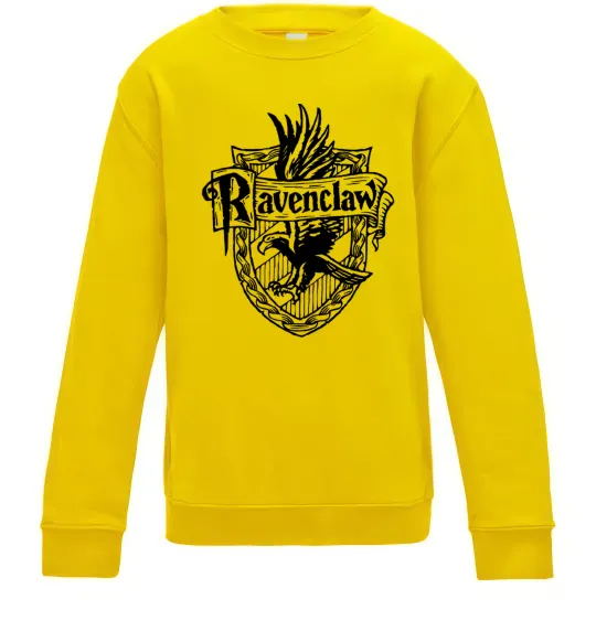 Детский Свитшот Ravenclaw logo Солнечно желтый фото