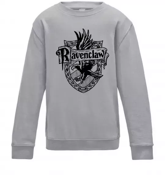Детский Свитшот Ravenclaw logo Серый меланж фото