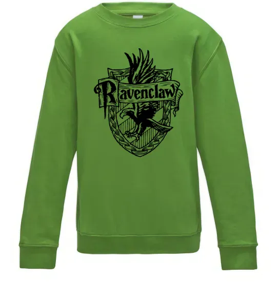 Детский Свитшот Ravenclaw logo Лаймовый фото