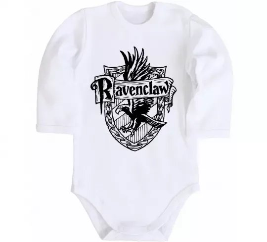 Детский боди Ravenclaw logo Белый фото
