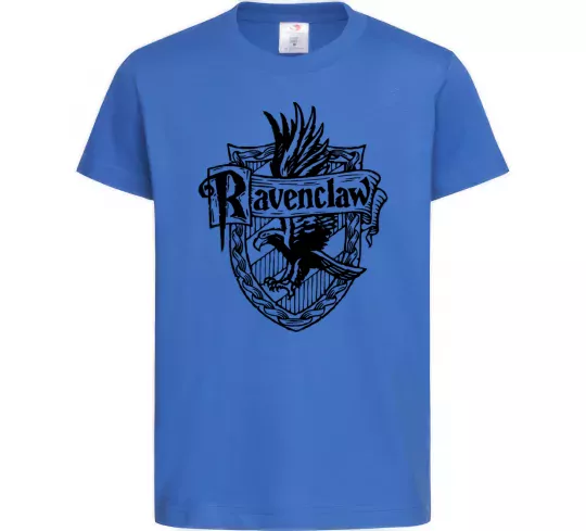 Детская футболка Ravenclaw logo Ярко-синий фото