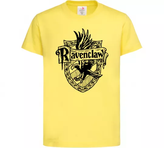 Детская футболка Ravenclaw logo Лимонный фото