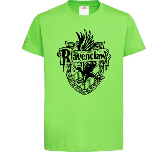Детская футболка Ravenclaw logo Лаймовый фото