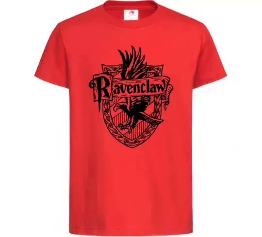 Детская футболка Ravenclaw logo Красный фото