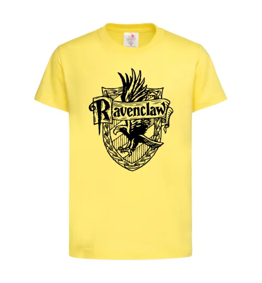 Детская футболка Ravenclaw logo Лимонный фото