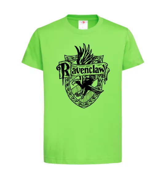 Детская футболка Ravenclaw logo Лаймовый фото