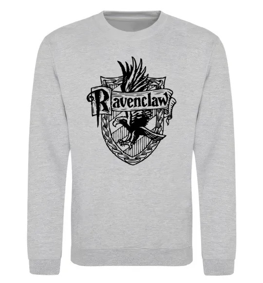 Світшот Ravenclaw logo Сірий меланж фото