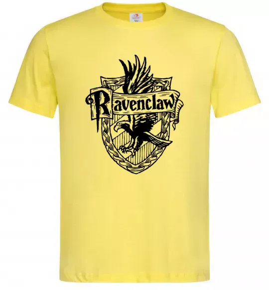 Мужская футболка Ravenclaw logo Лимонный фото