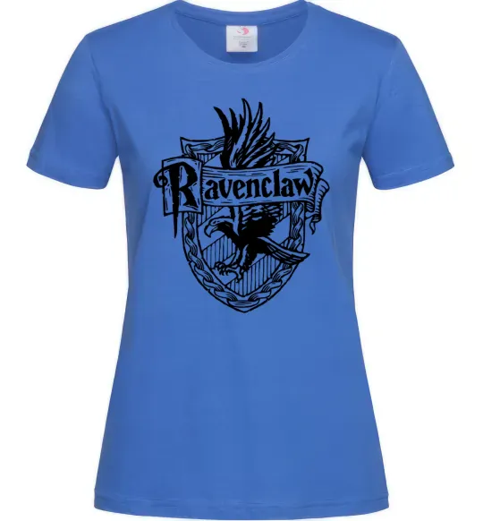 Жіноча футболка Ravenclaw logo Яскраво-синій фото