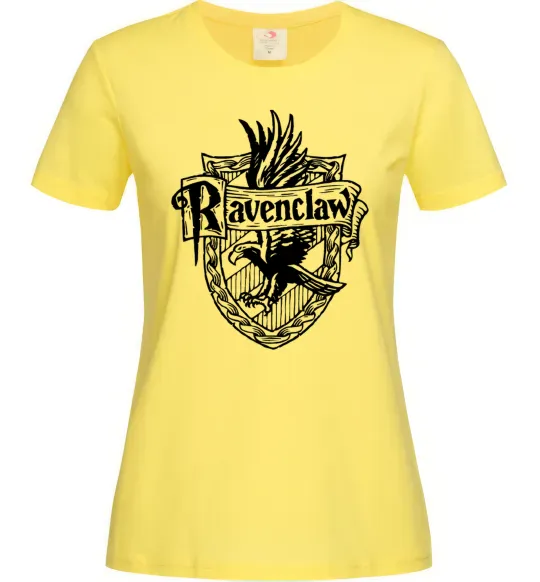 Жіноча футболка Ravenclaw logo Лимонний фото